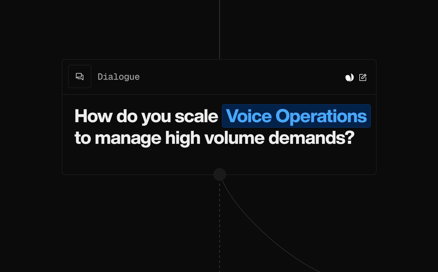 How do you scale Voice Operations to manage high volume demands?