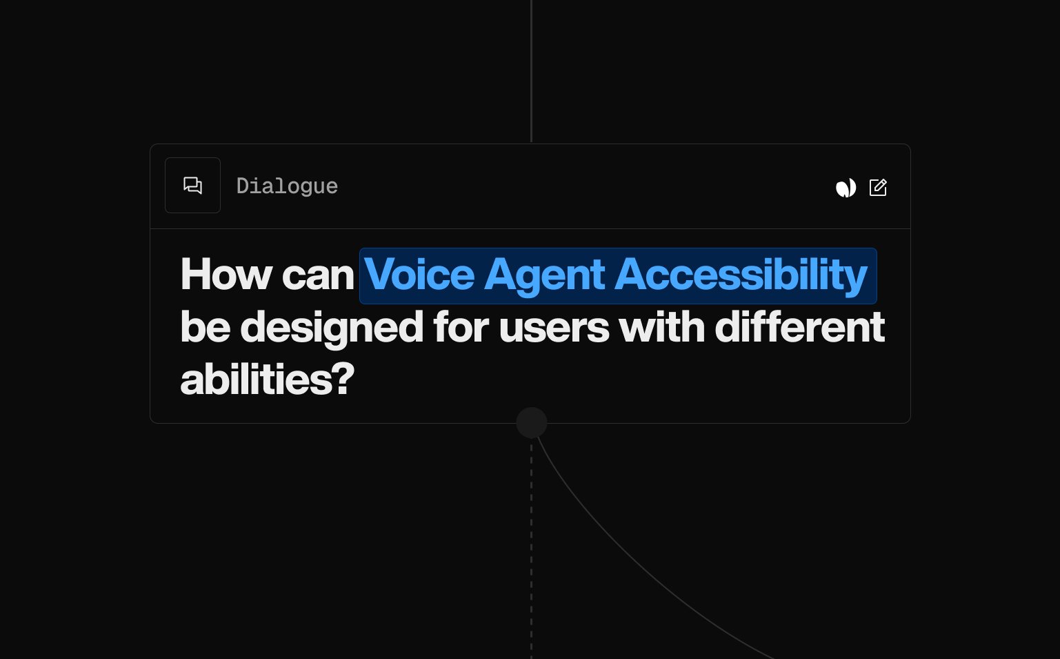 How can Voice Agent Accessibility be designed for users with different abilities?