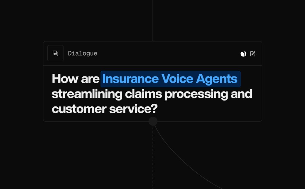 How are Insurance Voice Agents streamlining claims processing and customer service?