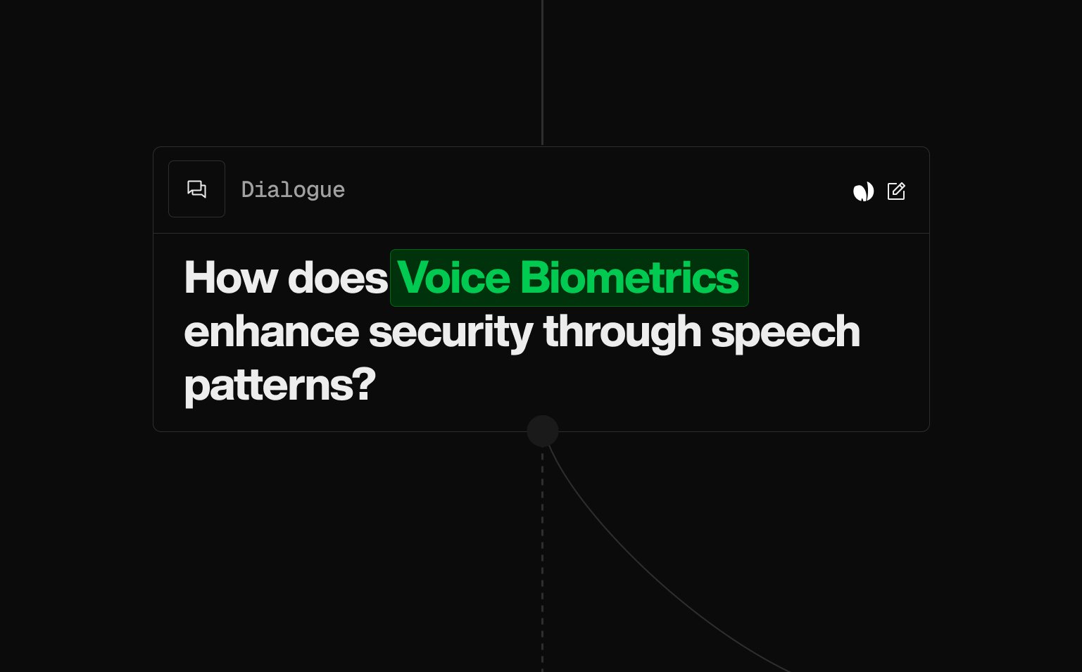 How does Voice Biometrics enhance security through speech patterns?