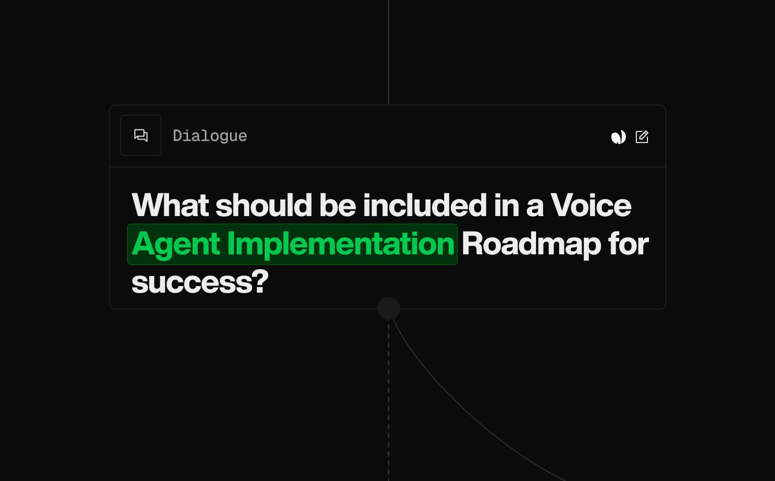 What should be included in a Voice Agent Implementation Roadmap for success?